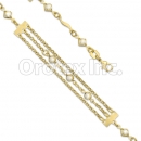 KB 007 Kids Gold Layered CZ Bracelet